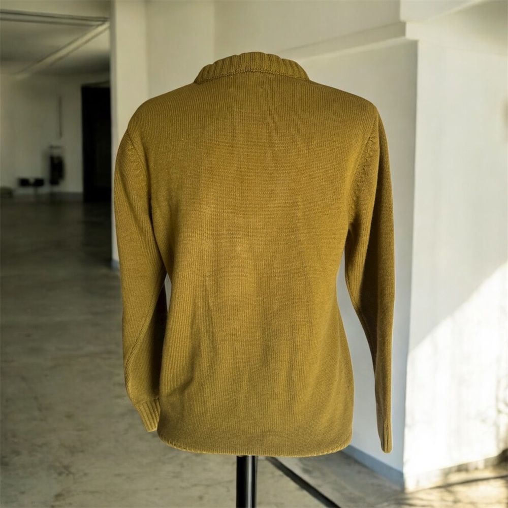 Ralph Lauren Mustard Sweater with Polo Bear - Picture 2 of 6